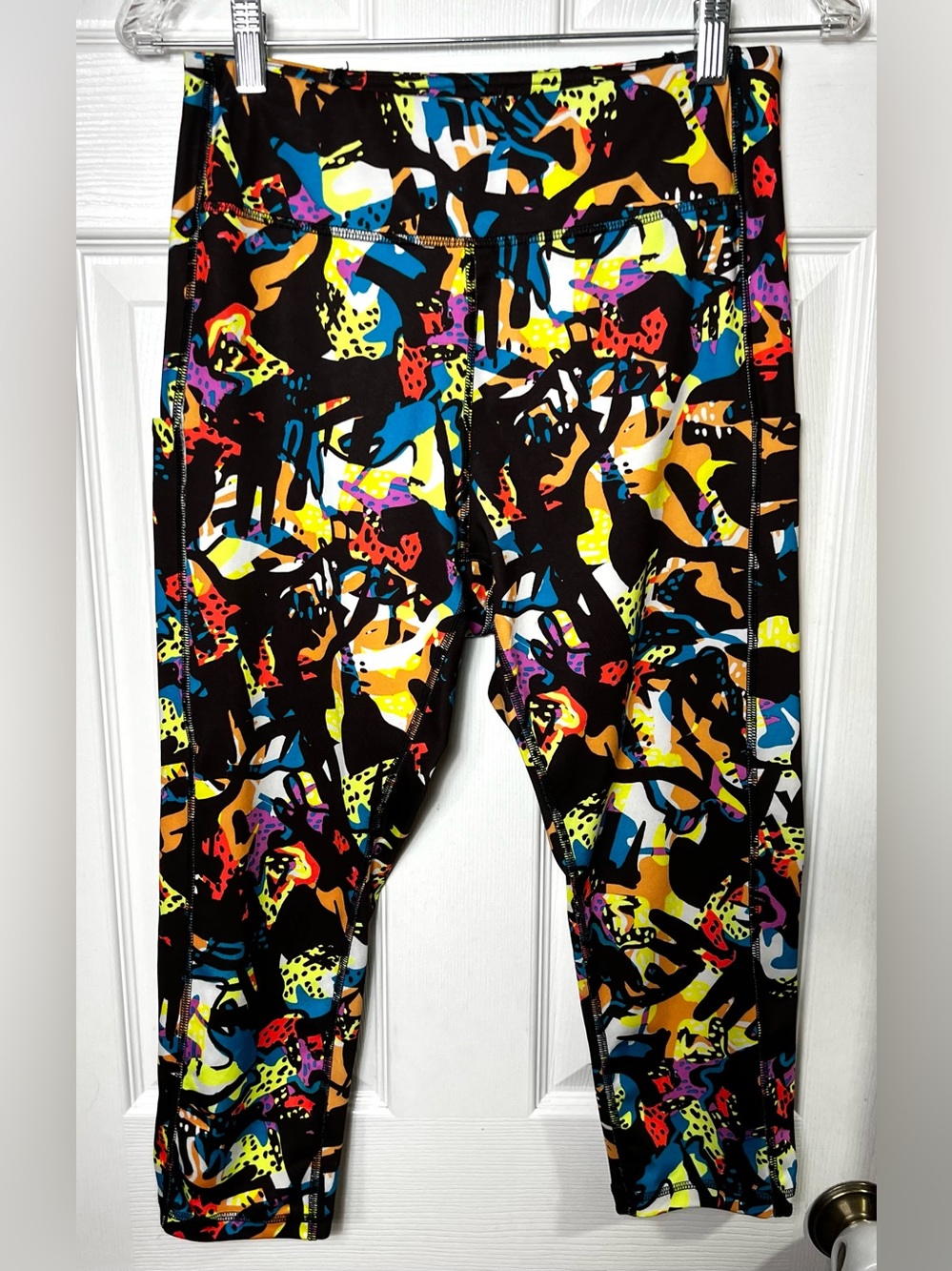 Tek Gear Activewear Capris Capri Leggings Capri Activewear Leggings Colorful L